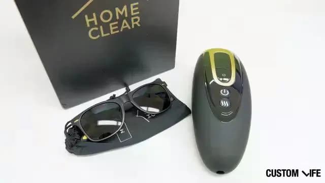 ホームクリアの本体や箱、付属品の画像