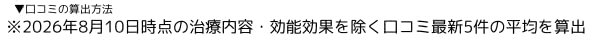 口コミ算出日