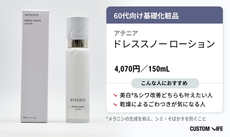ドレススノーローションがおすすめな人の解説画像