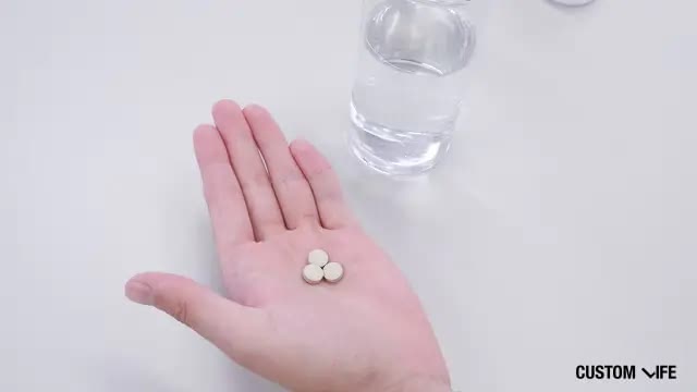 3錠のサプリメント
