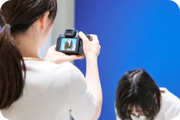 クレアージュの撮影画面