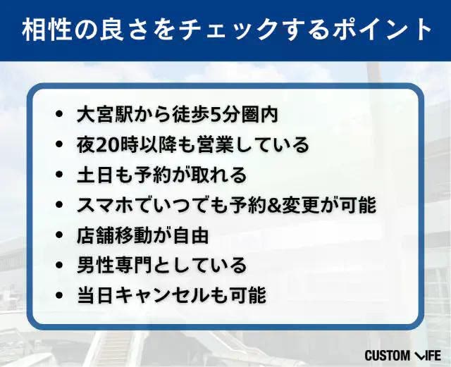 相性の良さをチェックするポイント