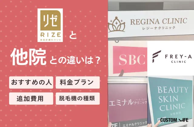 リゼクリニックと他院比較