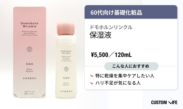ドモホルンリンクル保湿液がおすすめな人の解説画像