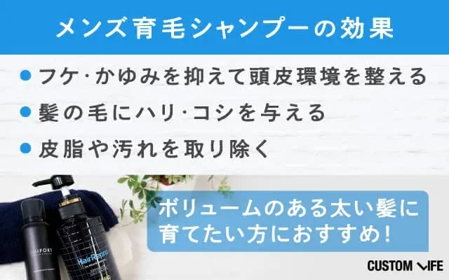 シャンプーが並んでいるイメージ