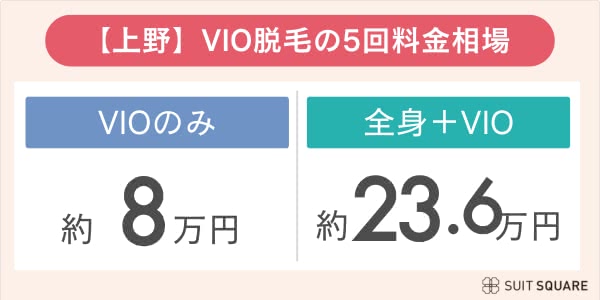 上野のVIOの相場