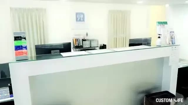 メンズリゼ銀座院の受付