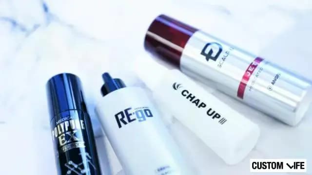 育毛剤が並んでいるイメージ