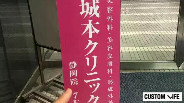 城本クリニック静岡院の看板