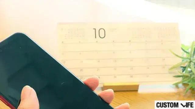 カレンダーとスマホ