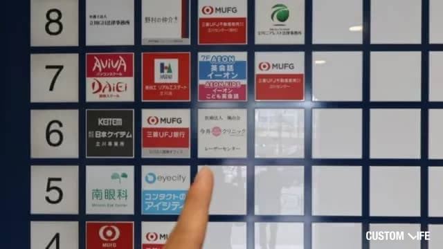 今井皮フ形成外科クリニックの看板