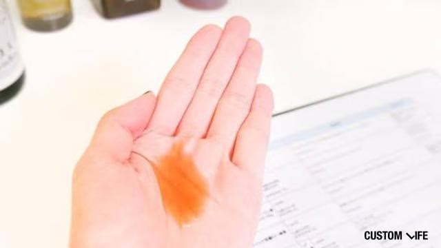 シャンプーを検証する様子