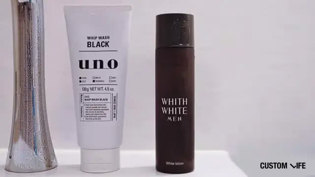 男性用化粧水と洗顔フォーム
