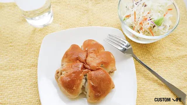 栄養がやや不足した食事
