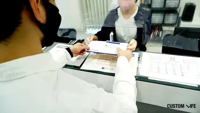 メンズリゼの受付で次回脱毛の予約