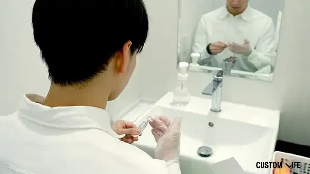 メンズリゼで脱毛前に麻酔クリームを塗る