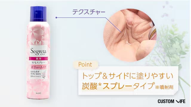 セグレタ 薬用育毛スプレー ボリュームケア
