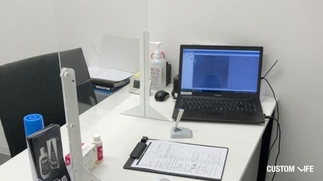 薄毛治療クリニックの診察室の画像