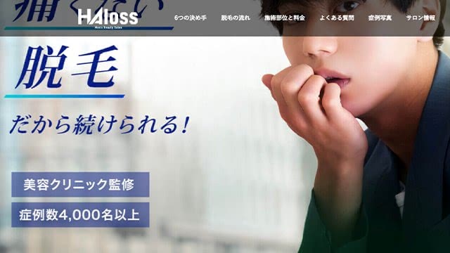 ハロス公式HPの画像